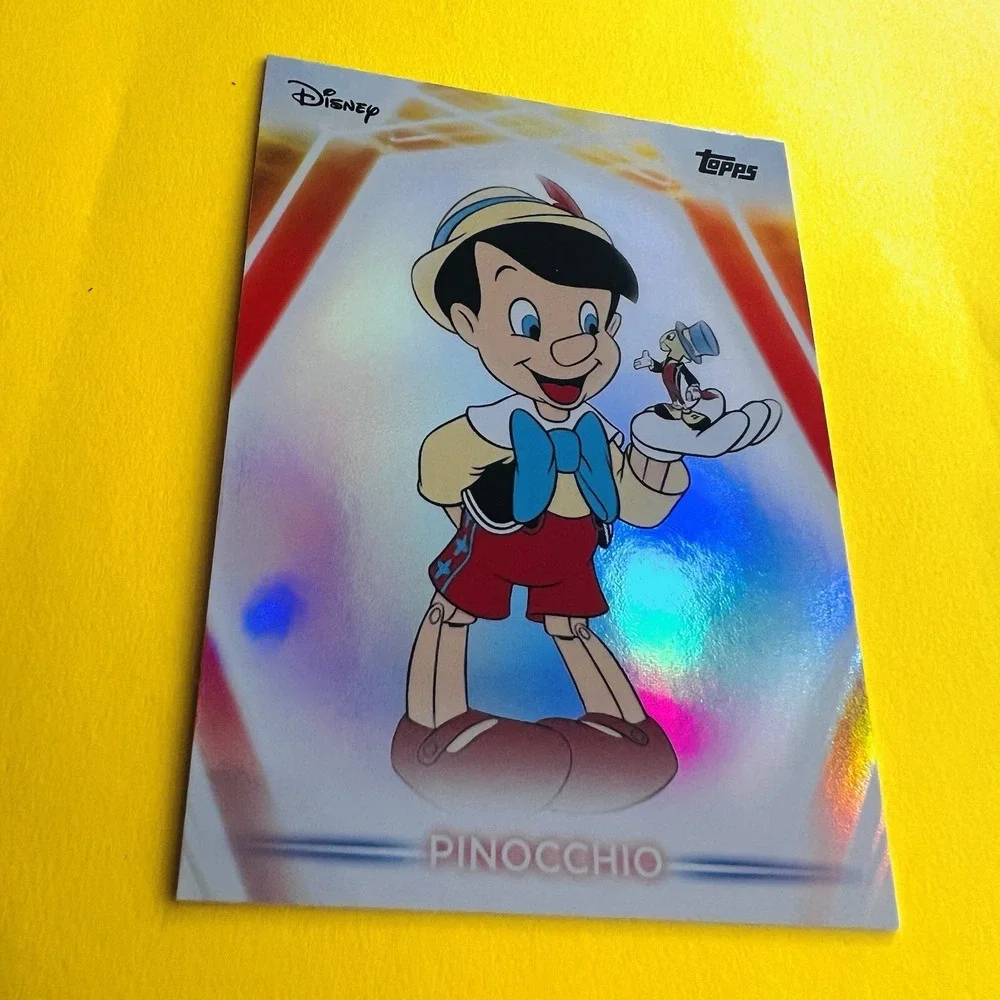 2026 Topps Disney Neon Pinocchio #86 Rainbow‎ Foil Disney